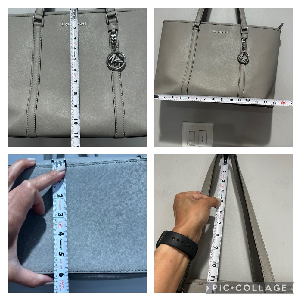 Michael Kors Large Gray Tote Bag - Picture 14 of 14